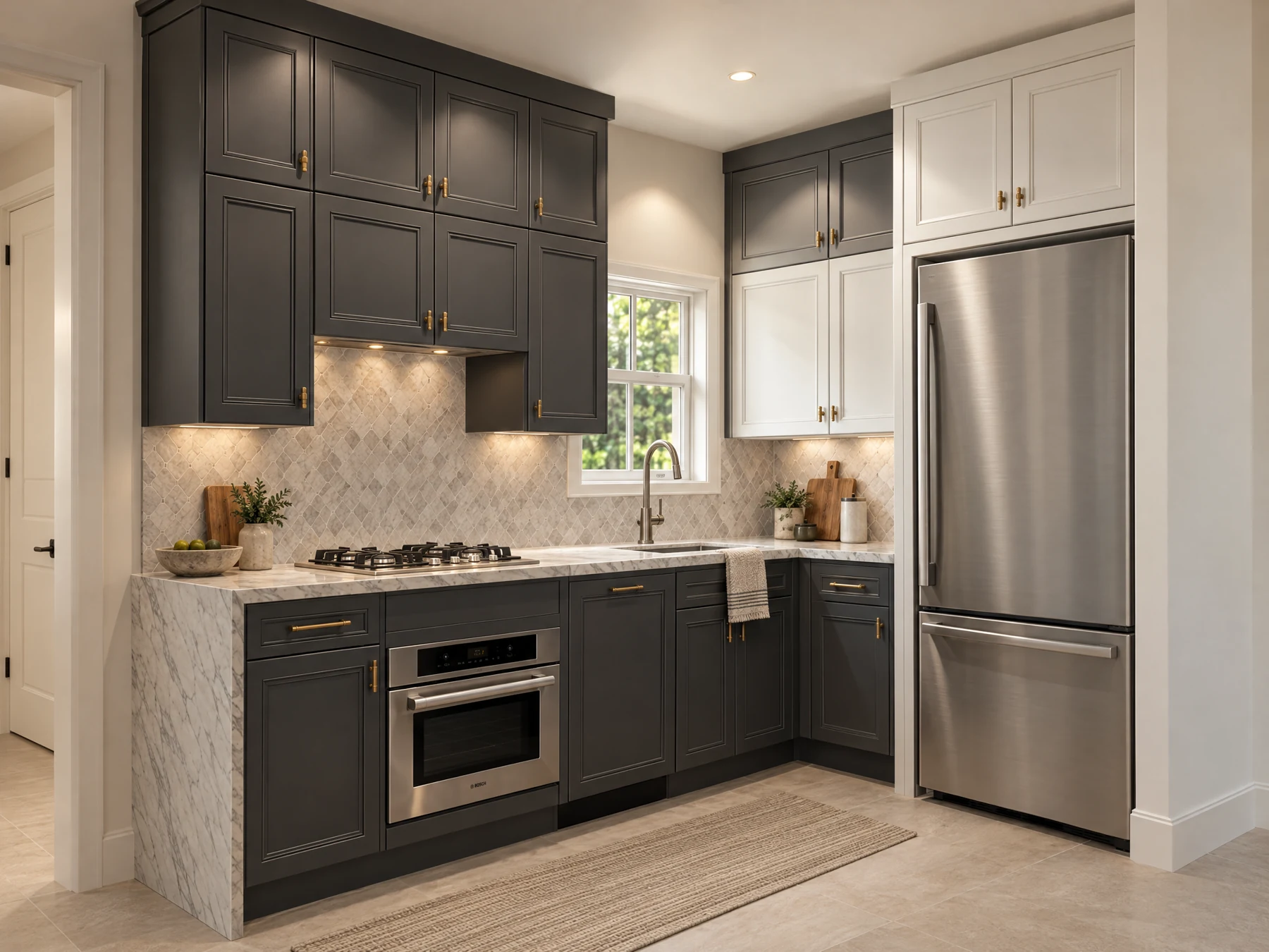 Proposed compact ADU kitchen